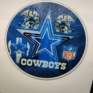 Dallas cowboys tempered glass cutting board